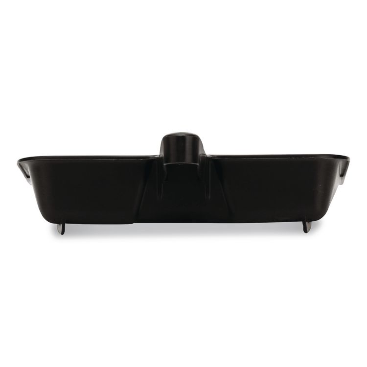 Heavy-Duty Dustpan, 8.25 x 12.25 , Polypropylene, Charcoal