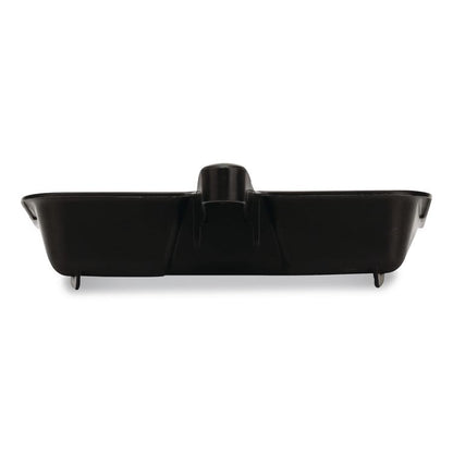 Heavy-Duty Dustpan, 8.25 x 12.25 , Polypropylene, Charcoal