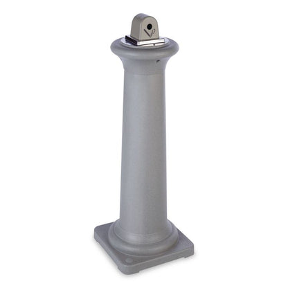 GroundsKeeper Tuscan Receptacle, 22.05 gal, 13 dia x 38.38h, Sandstone