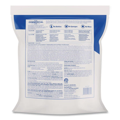 Professional Disinfecting Wipe Bucket Refill, 1-Ply, 6 x 8, Lemon and Lime Blossom, White, 800 Wipes/Bag, 2 Refill Bags/CT