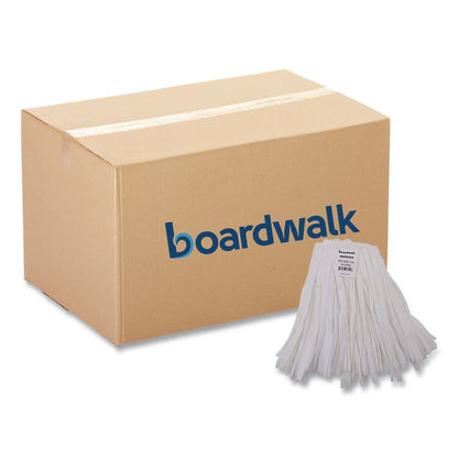 Nonwoven Cut End Edge Mop, Rayon/Polyester, #20, White, 12/Carton