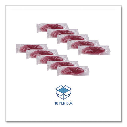 Curve Solid Air Freshener, Spiced Apple, Red, 10/Box