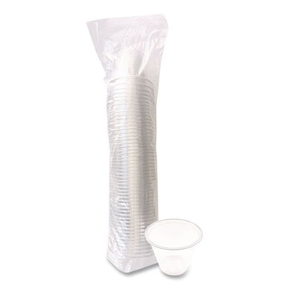 Clear Plastic PET Cups, 9 oz, 50/Pack