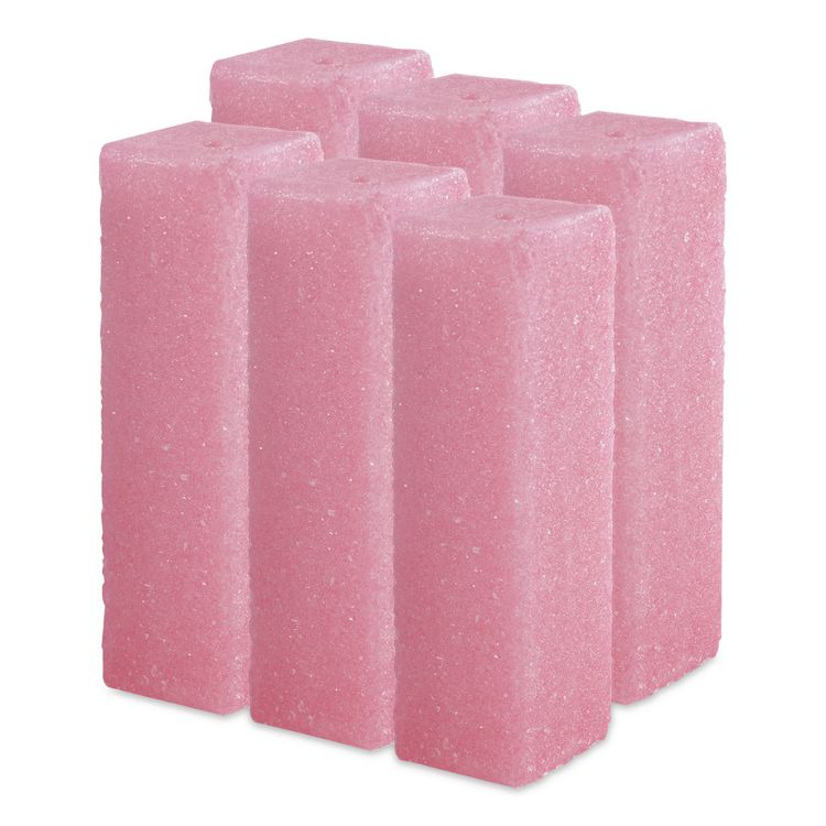 Deodorizing Para Wall Blocks, 24 oz, Pink, Cherry, 6/Box