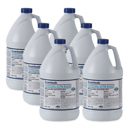 Germicidal Ultra Bleach, 6% Sodium Hypochlorite, 1 gal Bottle, 6/Carton