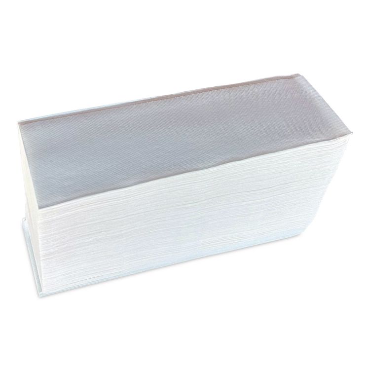 Structured Multifold Towels, 1-Ply, 9 x 9.5, White, 250/Pack, 16 Packs/Carton