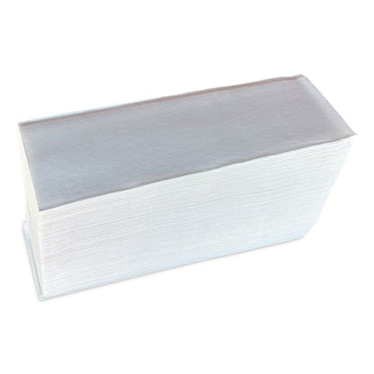 Structured Multifold Towels, 1-Ply, 9 x 9.5, White, 250/Pack, 16 Packs/Carton
