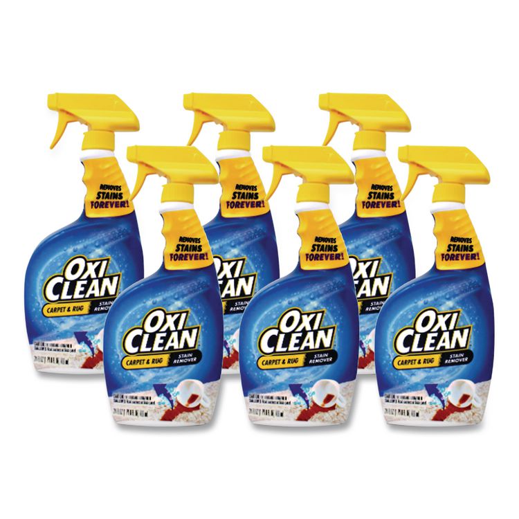 Carpet Spot and Stain Remover, Fresh Scent, 24 oz Trigger Spray Bottle, 6/Carton