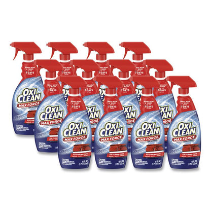 Max Force Stain Remover, 12 oz Spray Bottle, 12/Carton