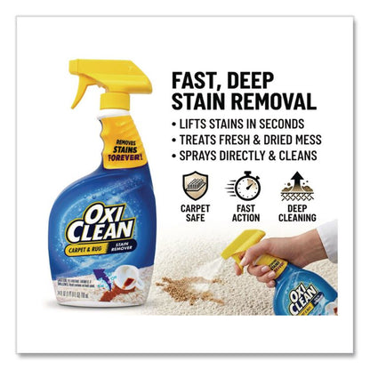 Carpet Spot and Stain Remover, Fresh Scent, 24 oz Trigger Spray Bottle, 6/Carton