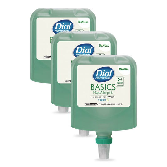 Basics Hypoallergenic Foaming Hand Wash Refill for 1700 Dispenser, Fresh Floral Scent, 1.7 L (Each)