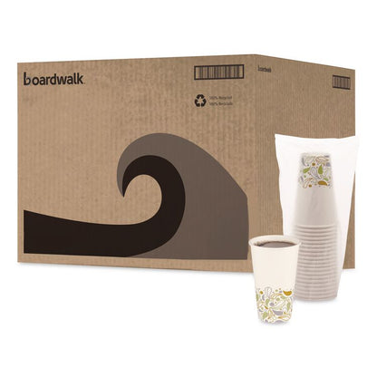 Deerfield Printed Paper Hot Cups, 16 oz, 50/Sleeve, 20 Sleeves/Carton