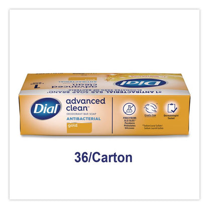 Deodorant Bar Soap, Iconic Dial Gold Fragrance, 4 oz, 36/Carton