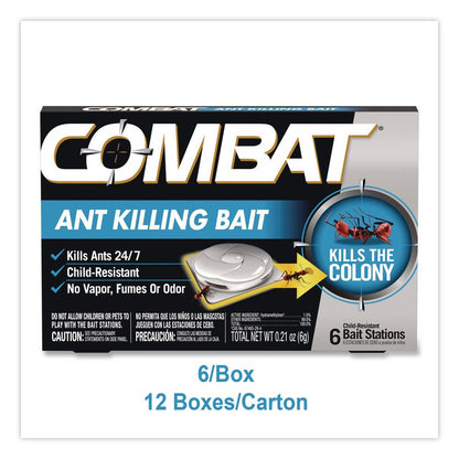 Source Kill Ant Bait Station, 0.21 oz, 6/Box, 12 Boxes/Carton