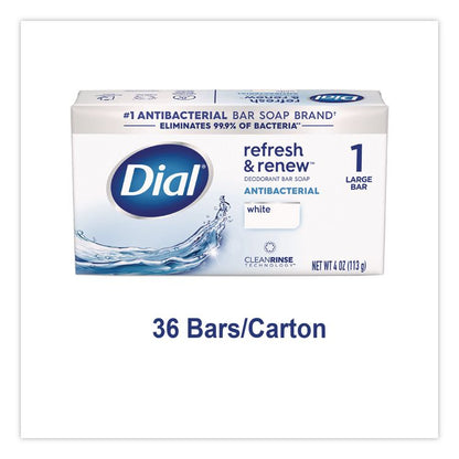 Deodorant Bar Soap, Iconic Dial Soap Scent, 4 oz, 36/Carton