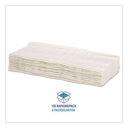 Scrim Wipers, 4-Ply, 9.75 x 16.75, White, 150/Dispenser Pack, 6 Dispenser Packs/Carton