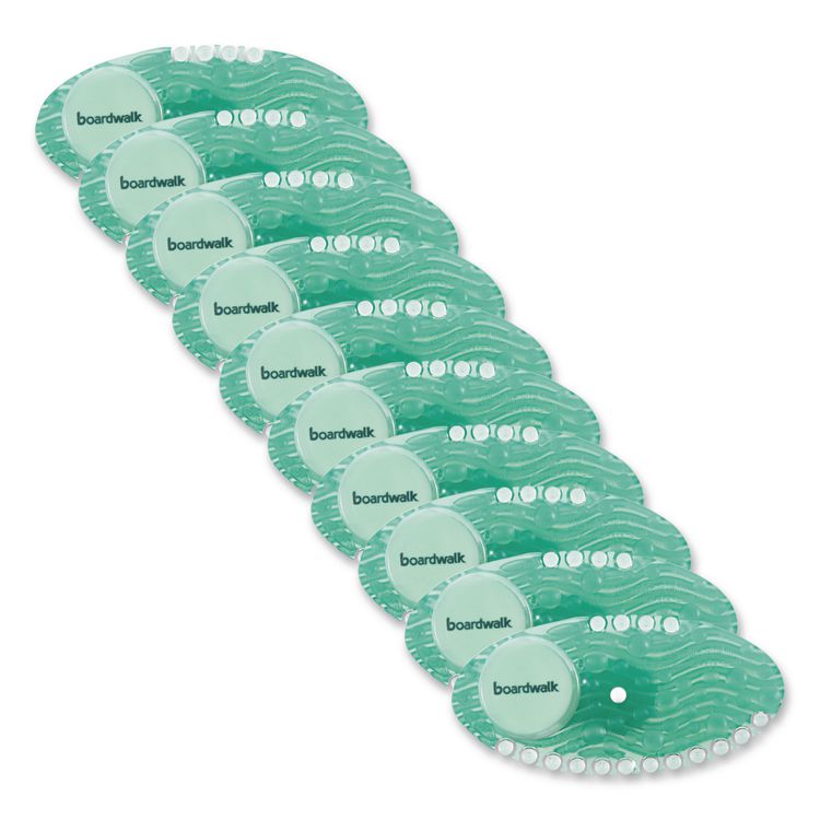 Curve Solid Air Freshener, Cucumber Melon, Green, 10/Box