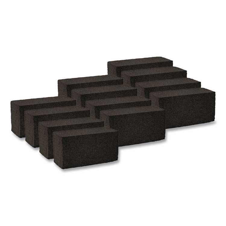 Grill Brick, 8 x 4, Black, 12/Carton