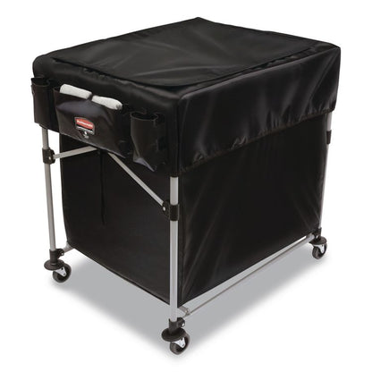 Storage/Trash Compartment Cover, Cloth, Black