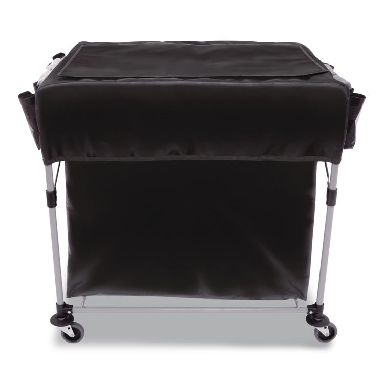 Storage/Trash Compartment Cover, Cloth, Black