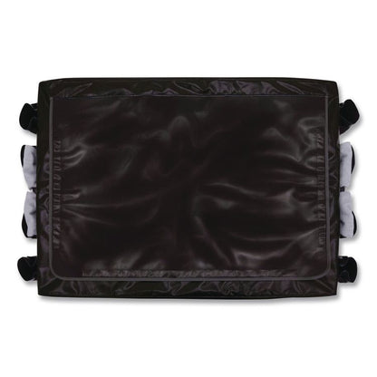 Storage/Trash Compartment Cover, Cloth, Black