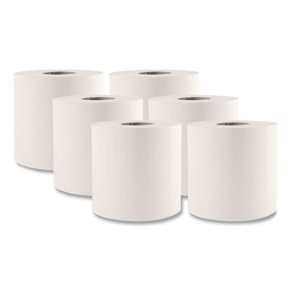 Center-Pull Roll Towels, 2-Ply, 10 x 7.6, White, 600/Roll, 6/Carton
