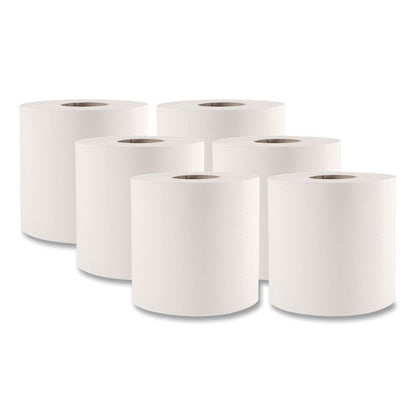 Center-Pull Roll Towels, 2-Ply, 7.6 x 8.9, White, 600/Roll, 6/Carton
