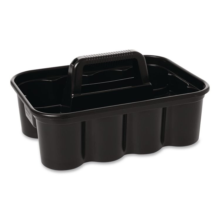 Commercial Deluxe Carry Caddy, Eight Compartments, 15 x 7.4, Black