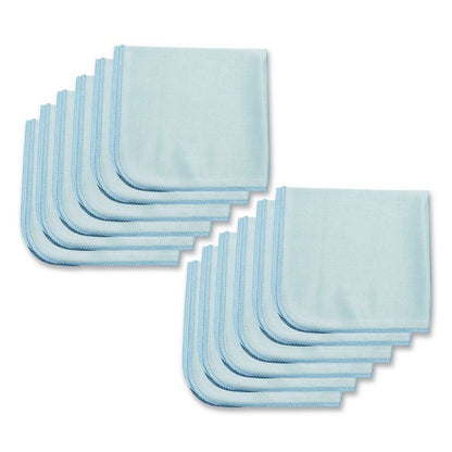 Executive Series Hygen Cleaning Cloths, Glass Microfiber, 16 x 16, Blue, 12/Carton