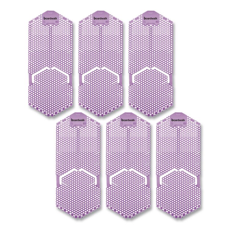 Vertical Urinal Screen, Lavender Scent, Purple, 5.22 oz, 6/Carton