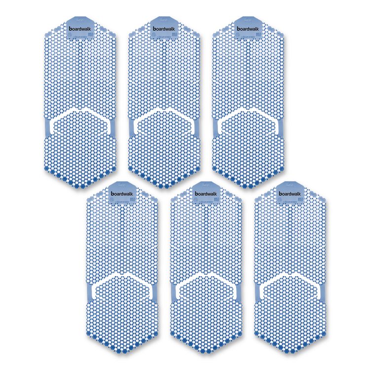 Vertical Urinal Screen, Cotton Blossom Scent, Blue, 5.22 oz, 6/Carton