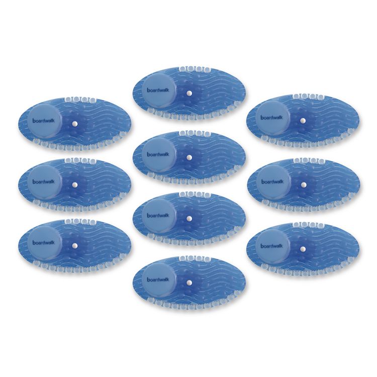 Curve Solid Air Freshener, Cotton Blossom, Blue, 10/Box