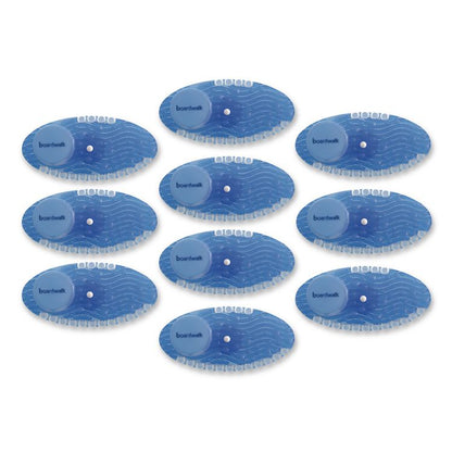 Curve Solid Air Freshener, Cotton Blossom, Blue, 10/Box