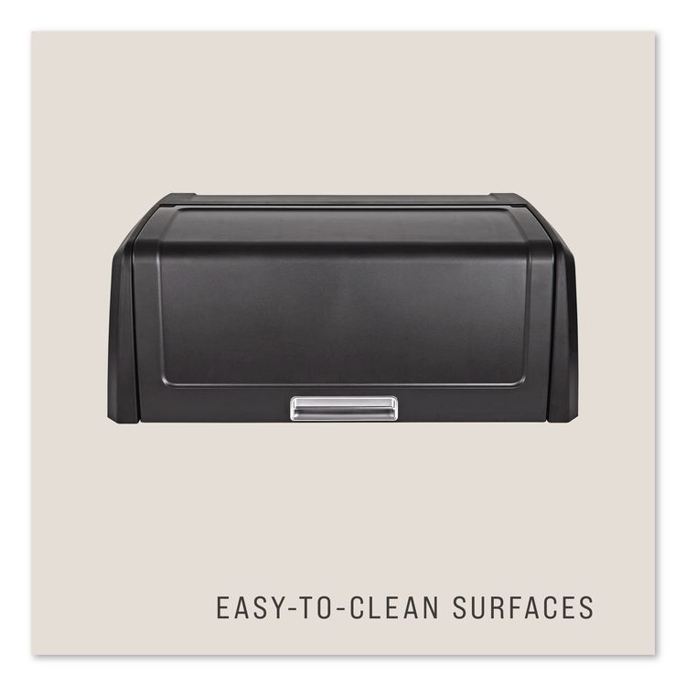 Locking Security Hood for Housekeeping Carts, Plastic, Black