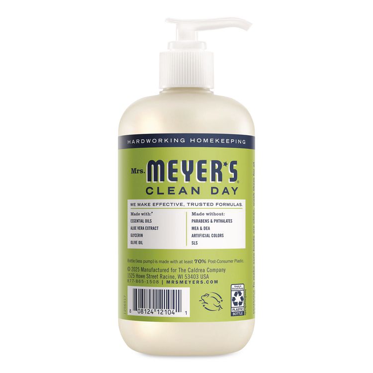 Clean Day Liquid Hand Soap, Lemon Scent, 12.5 oz, 6/Carton