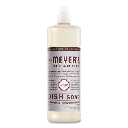 Dish Soap, Lavender Scent, 16 oz Bottle, 6/Carton
