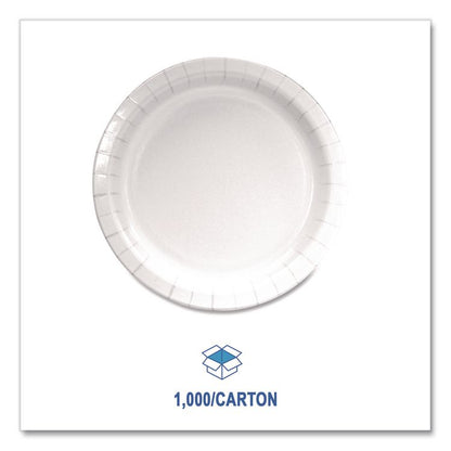Paper Dinnerware, Plate, 6" dia, White, 1,000/Carton