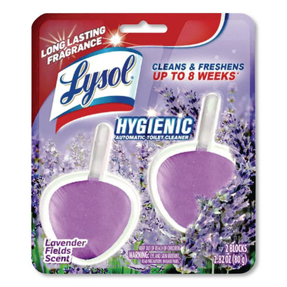 Hygienic Automatic Toilet Bowl Cleaner, Lavender Fields Scent, 2/Pack