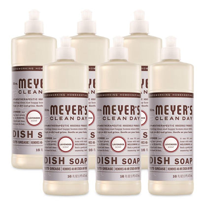 Dish Soap, Lavender Scent, 16 oz Bottle, 6/Carton