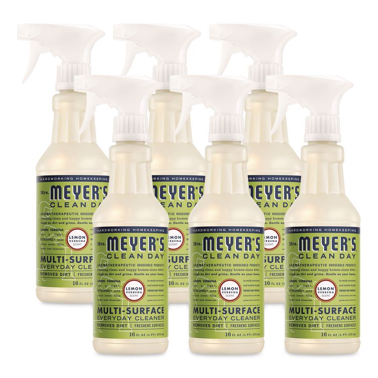 Multi Purpose Cleaner, Lemon Scent, 16 oz Spray Bottle, 6/Carton