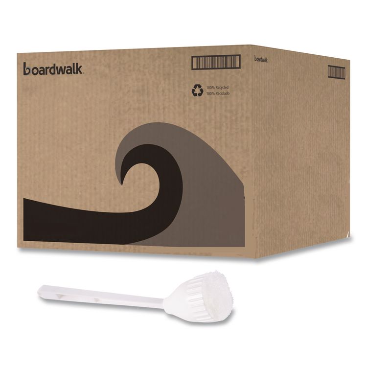 Cone Bowl Mop, 10" Handle, 2" Mop Head, White, 25/Carton