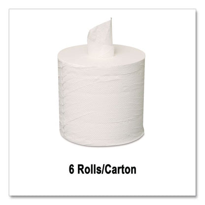 Centerpull Towel, 2-Ply, 7.3" x 500 ft, White, 600 Roll, 6 Rolls/Carton
