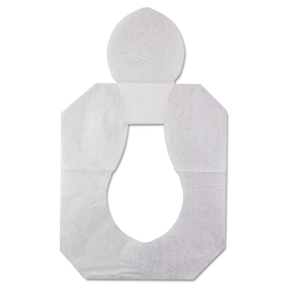 Health Gards Toilet Seat Covers, Half-Fold, 14.25 x 16.5, White, 250/Pack, 10 Boxes/Carton