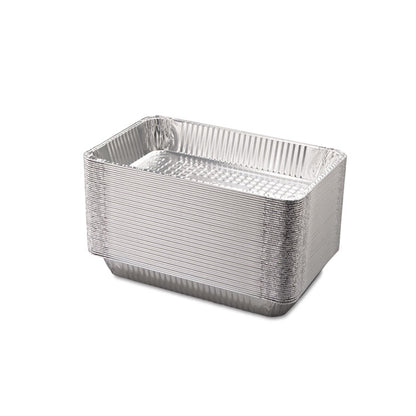Aluminum Steam Table Pans, Full-Size Deep, 65 Gauge, 3.19" Deep, 12.19 x 20.75, 50/Carton