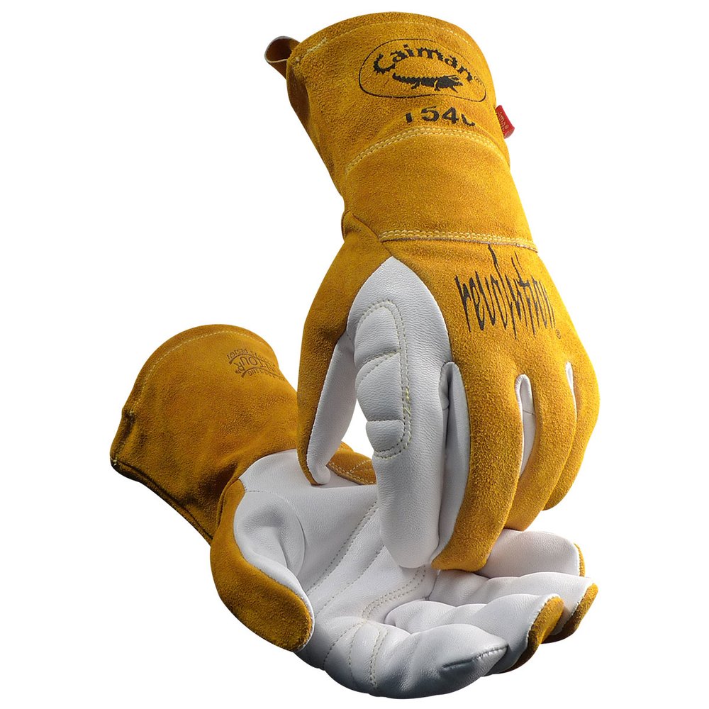 Caiman by PIP Glove PEARL/GOLD TIG Kontour Kevlar S (Pair)