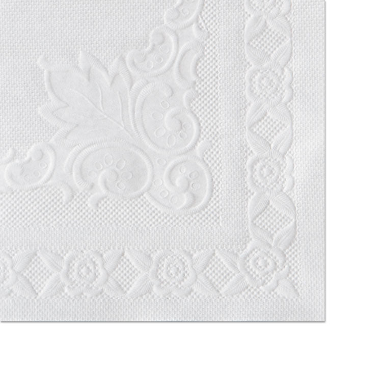 Placemats with Embossed Surface, Straight Edges, 14" x 10", White, 1,000/Carton