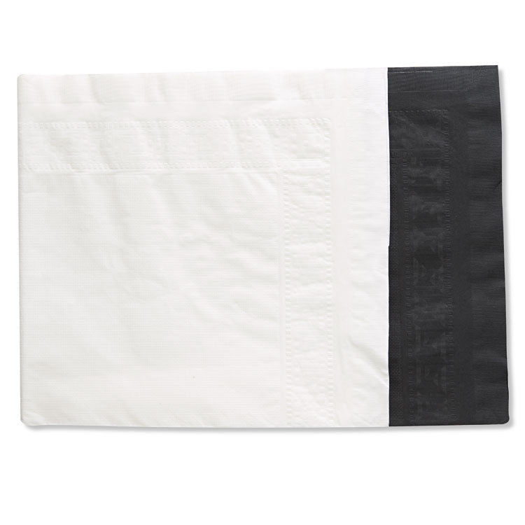 Cellutex Table Covers, Tissue/Polylined, 54" x 108", White, 25/Carton