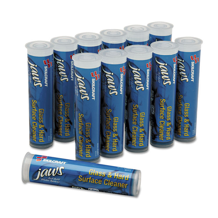 7930016005748, SKILCRAFT JAWS Glass/Hard Surface Cleaner Refill, Unscented, 2 oz, 12/Box