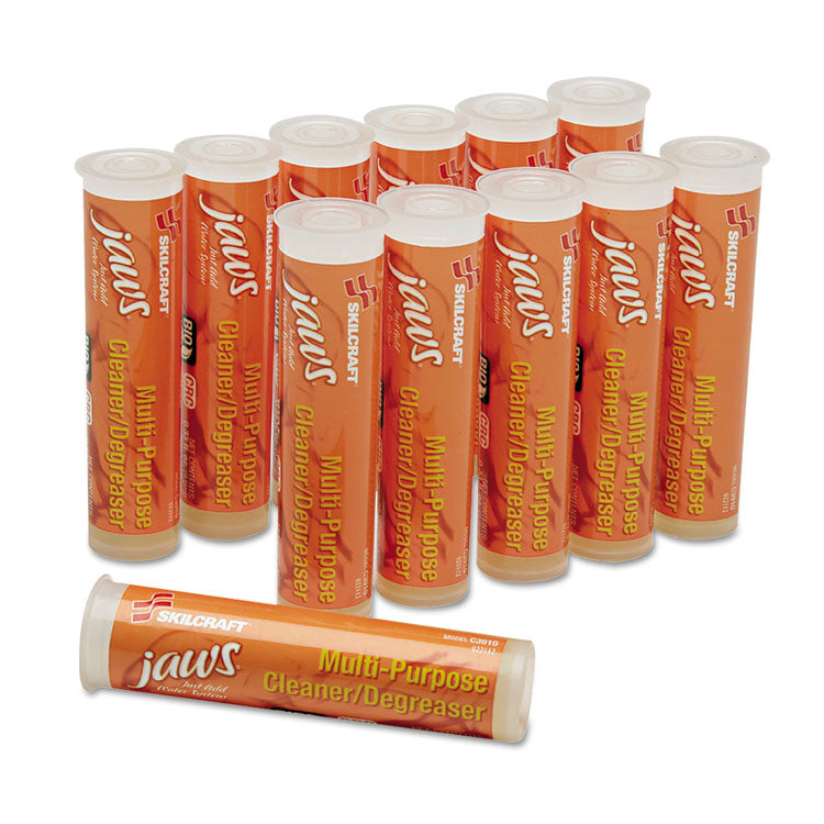 7930016005753, SKILCRAFT JAWS Multipurpose Cleaner/Degreaser Refill, 2 oz, Citrus Scent, 12/Box