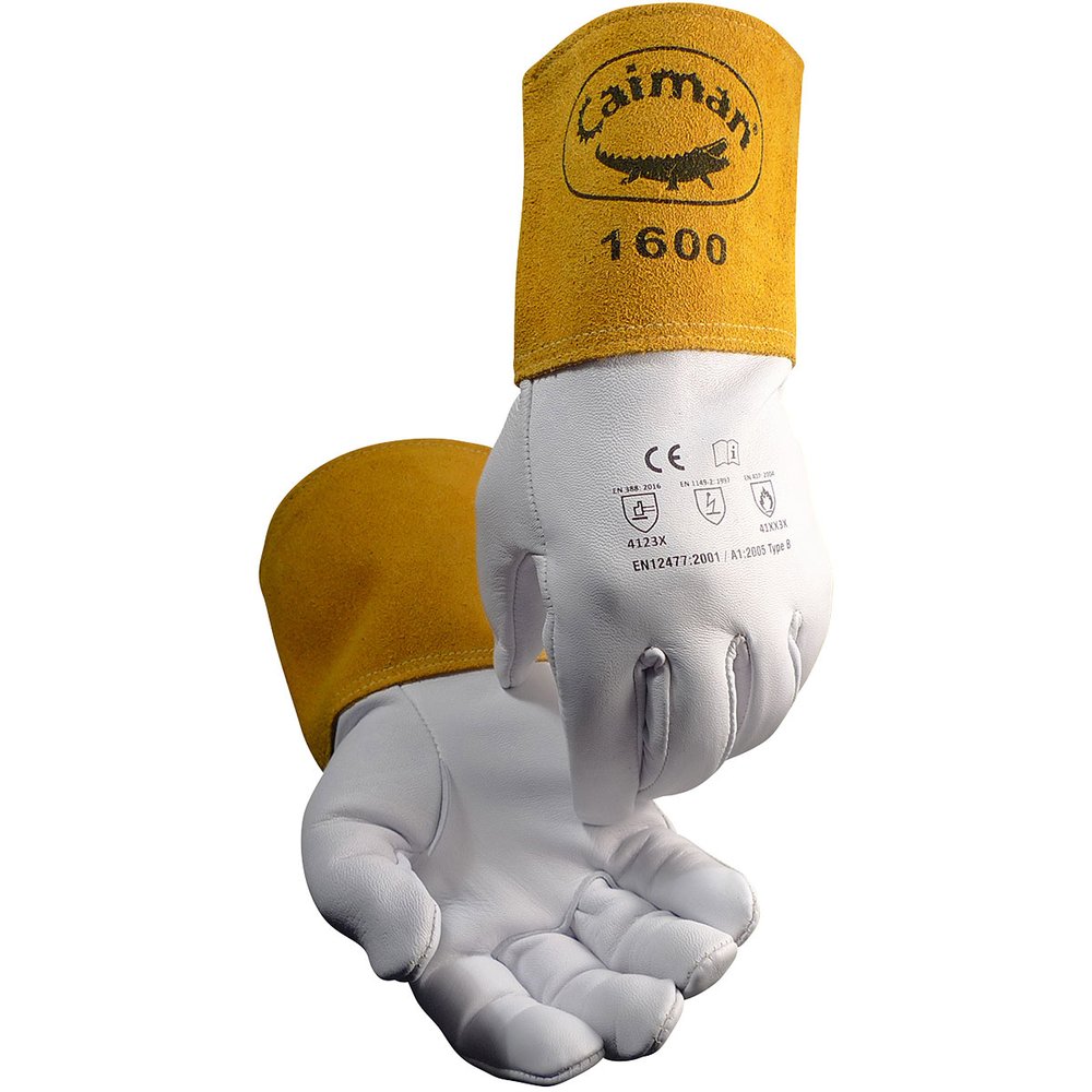 Caiman by PIP TIG Glove Grain Goat, 6 Pairs/Box